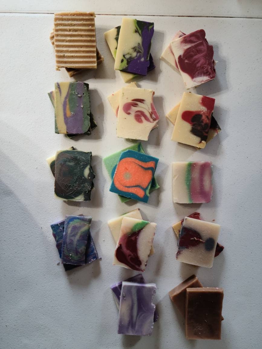 Assorted soap samples